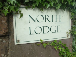 north lodge sign